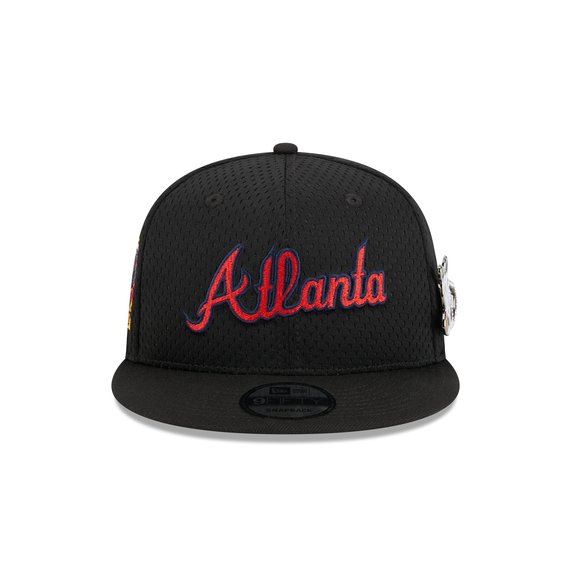 Atlanta Braves Post-Up Pin 9FIFTY Snapback Hat