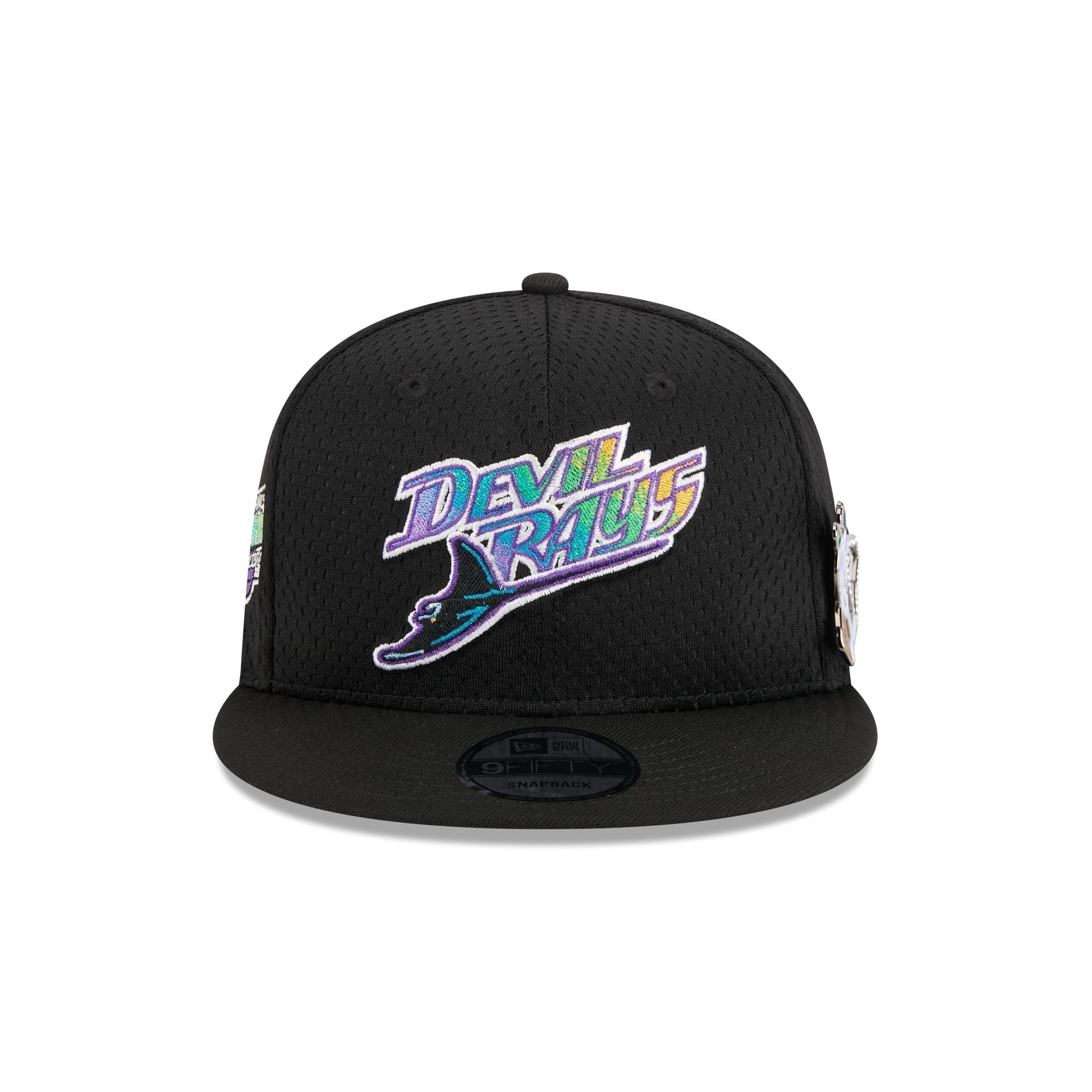 Tampa Bay Rays Post-Up Pin 9FIFTY Snapback Hat