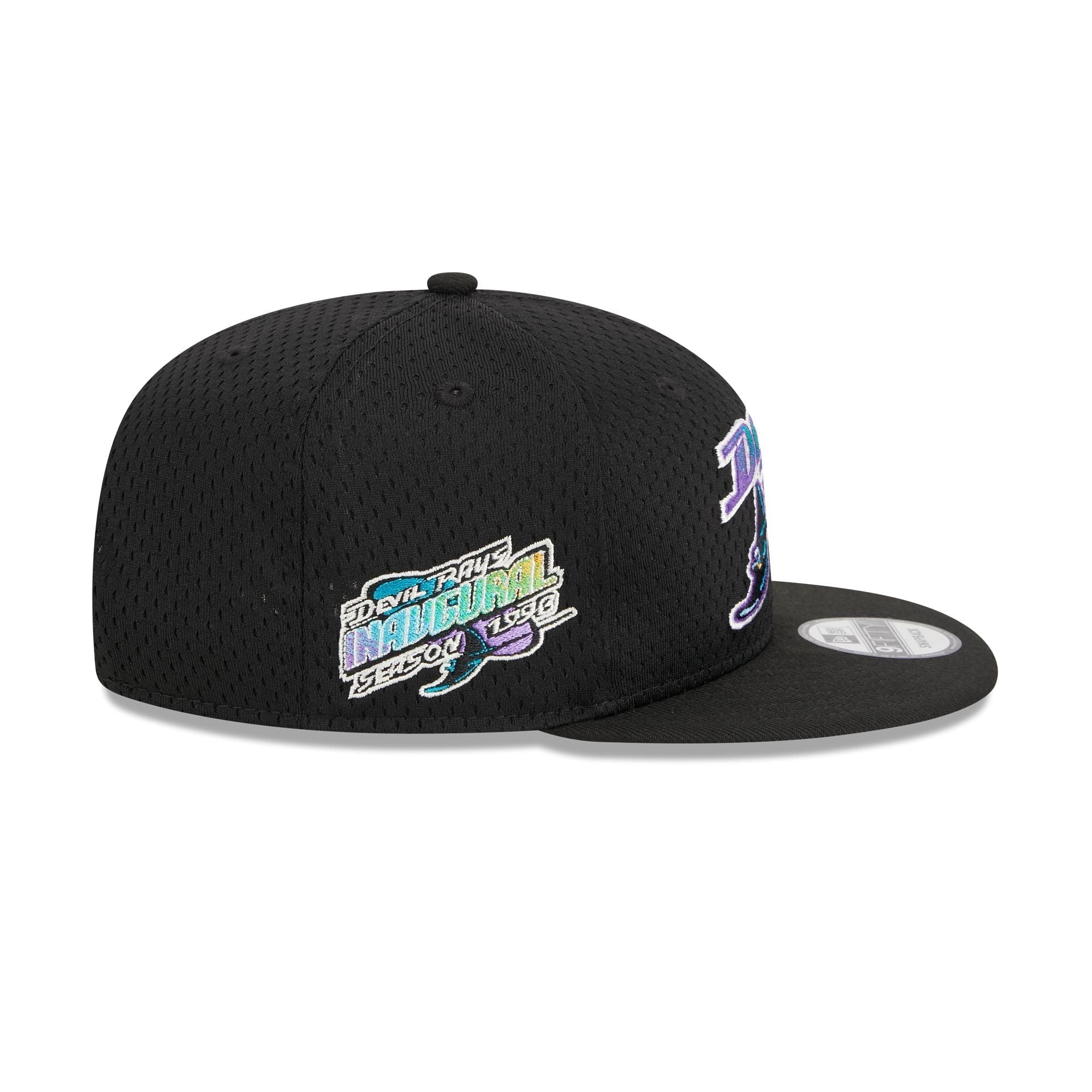 Tampa Bay Rays Post-Up Pin 9FIFTY Snapback Hat