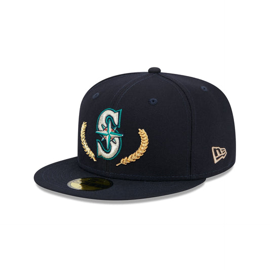 Seattle Mariners Gold Leaf 59FIFTY Fitted Hat