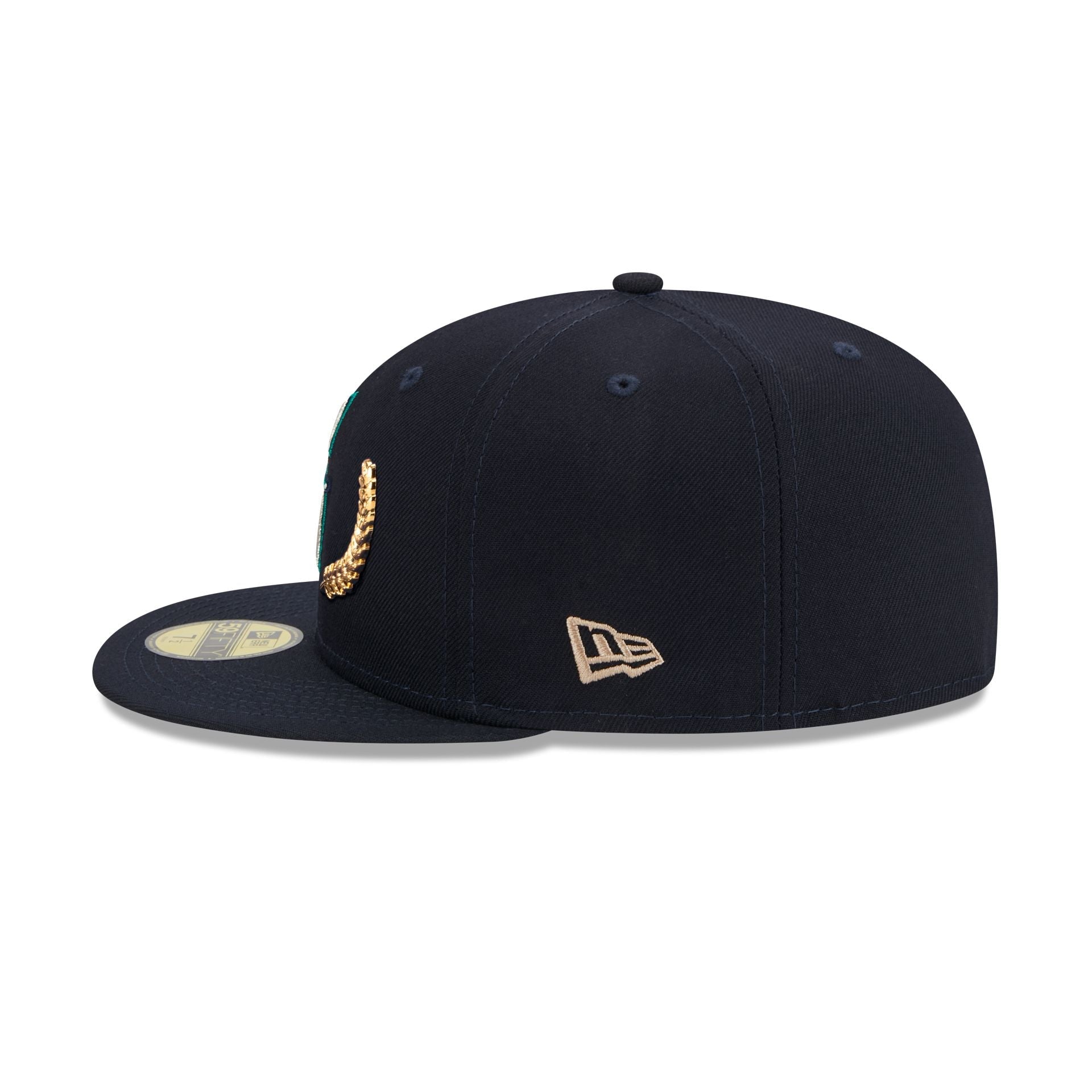 Seattle Mariners Gold Leaf 59FIFTY Fitted Hat