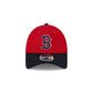 Boston Red Sox 2025 Batting Practice Red 9FORTY Stretch-Snap Hat