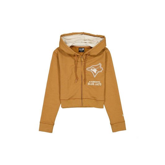Toronto Blue Jays Light Bronze Logo Select Women's Full-Zip Hoodie