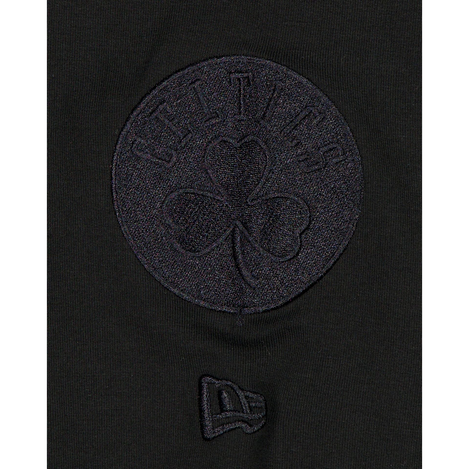 Boston Celtics Black on Black Logo Select Hoodie