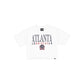 Atlanta Braves Throwback Prep Women's Cropped T-Shirt
