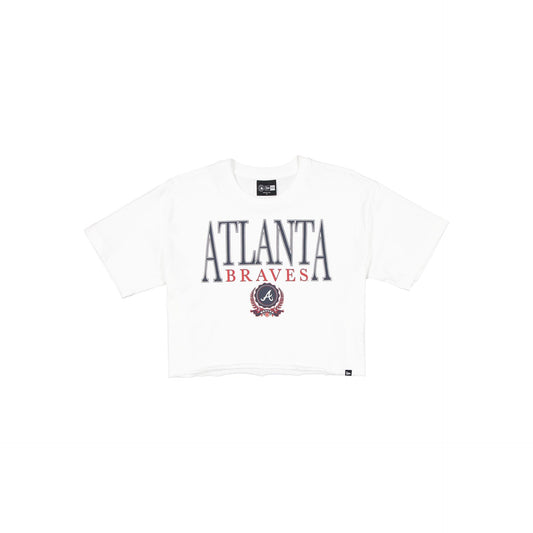 Atlanta Braves Throwback Prep Women's Cropped T-Shirt