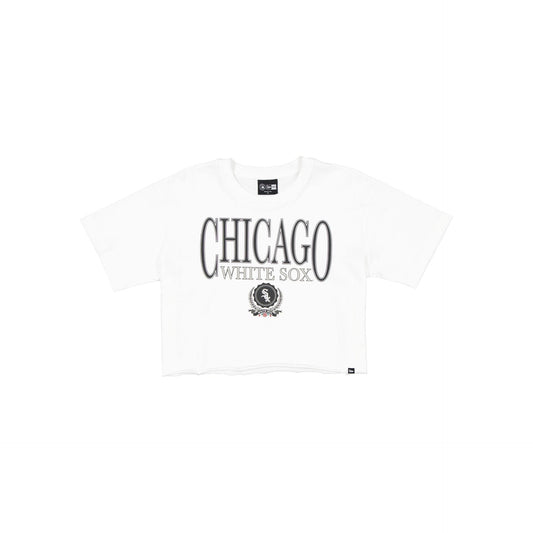 Chicago White Sox Throwback Prep Women's Cropped T-Shirt