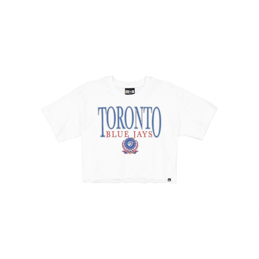 Toronto Blue Jays Throwback Prep Women's Cropped T-Shirt