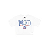 Toronto Blue Jays Throwback Prep Women's Cropped T-Shirt