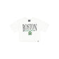 Boston Celtics Throwback Prep Women's Cropped T-Shirt