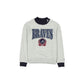 Atlanta Braves Throwback Prep Women's Mockneck Sweatshirt