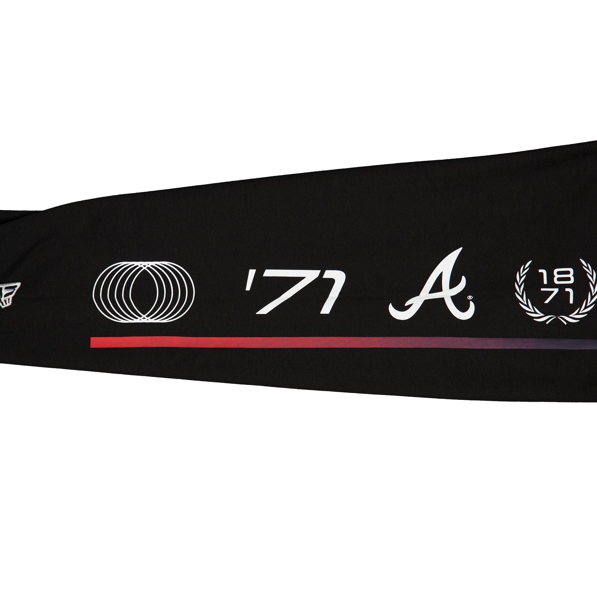 Atlanta Braves Modern Speed Black Long Sleeve T-Shirt