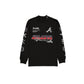 Atlanta Braves Modern Speed Black Long Sleeve T-Shirt
