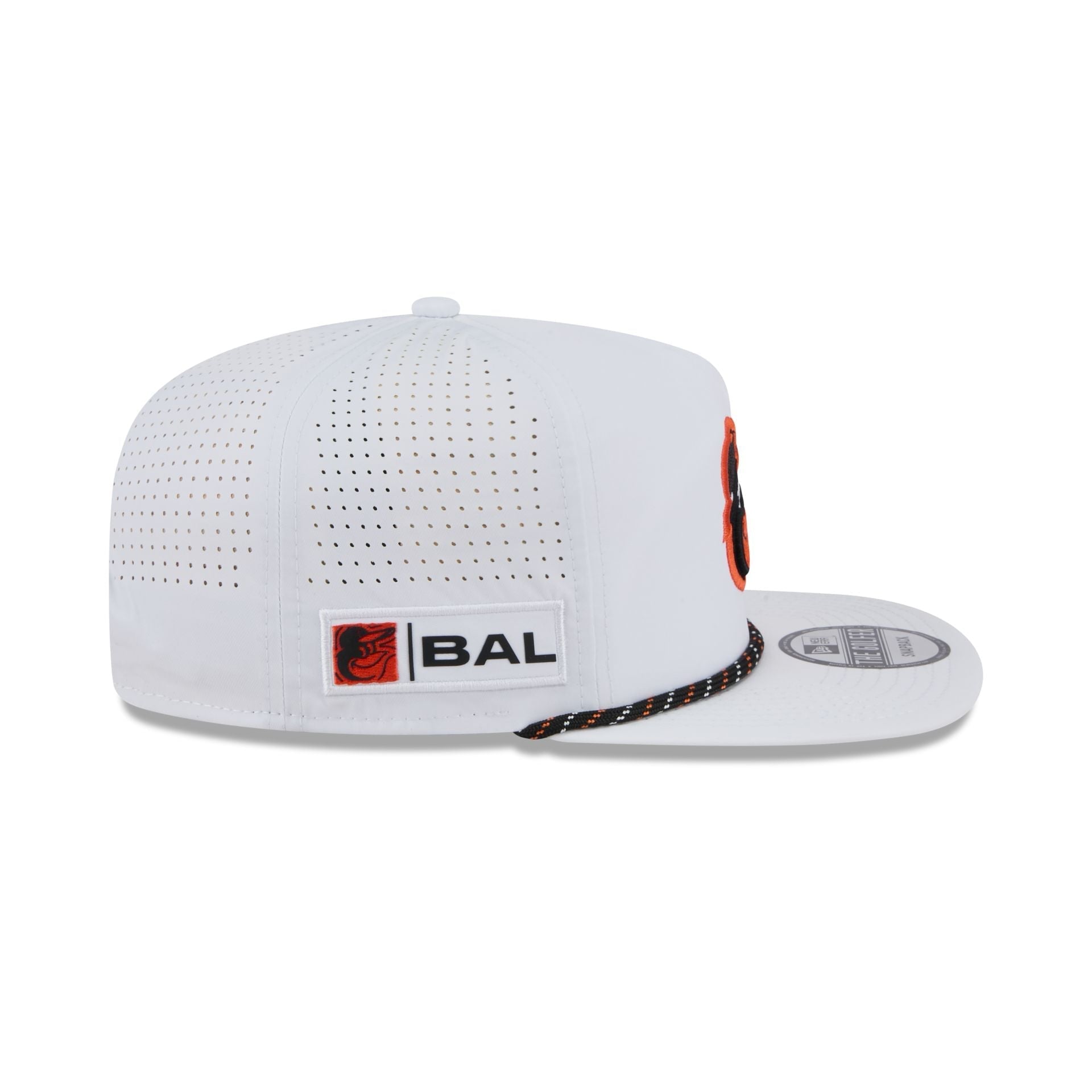 Baltimore Orioles Optic White Performance Rope Golfer Hat
