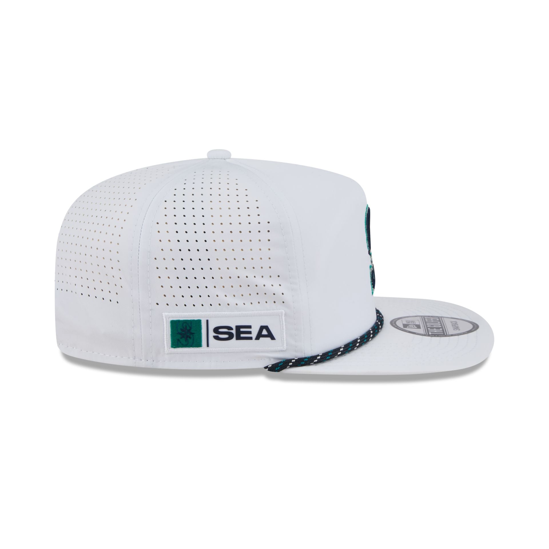 Seattle Mariners Optic White Performance Rope Golfer Hat