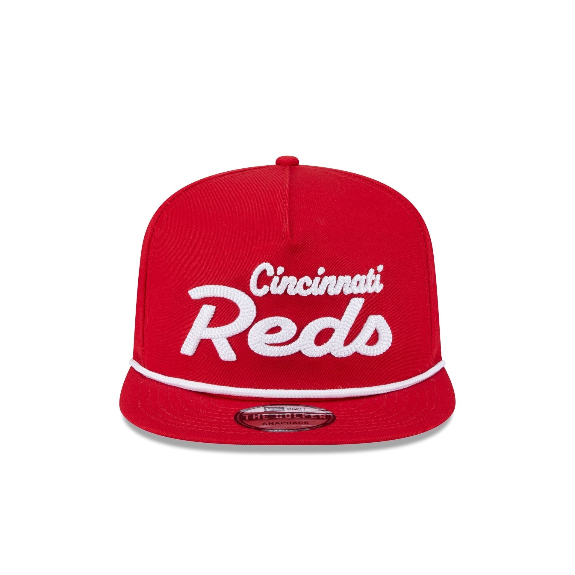 Cincinnati Reds Team Text Golfer Hat