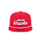 Atlanta Hawks Team Text Golfer Hat