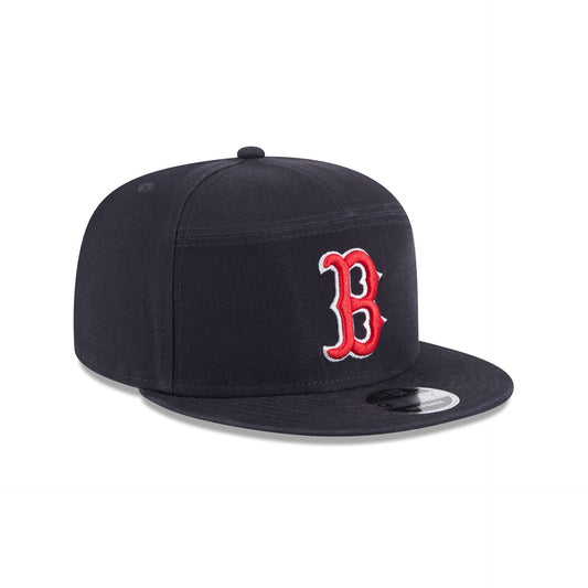 Boston Red Sox Cotton Canvas 9FIFTY Split Panel Trucker Hat