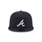 Atlanta Braves Cotton Canvas 9FIFTY Split Panel Trucker Hat