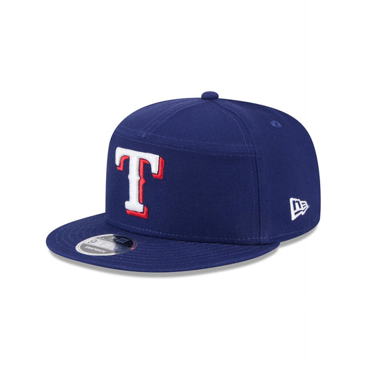 Texas Rangers Cotton Canvas 9FIFTY Split Panel Trucker Hat
