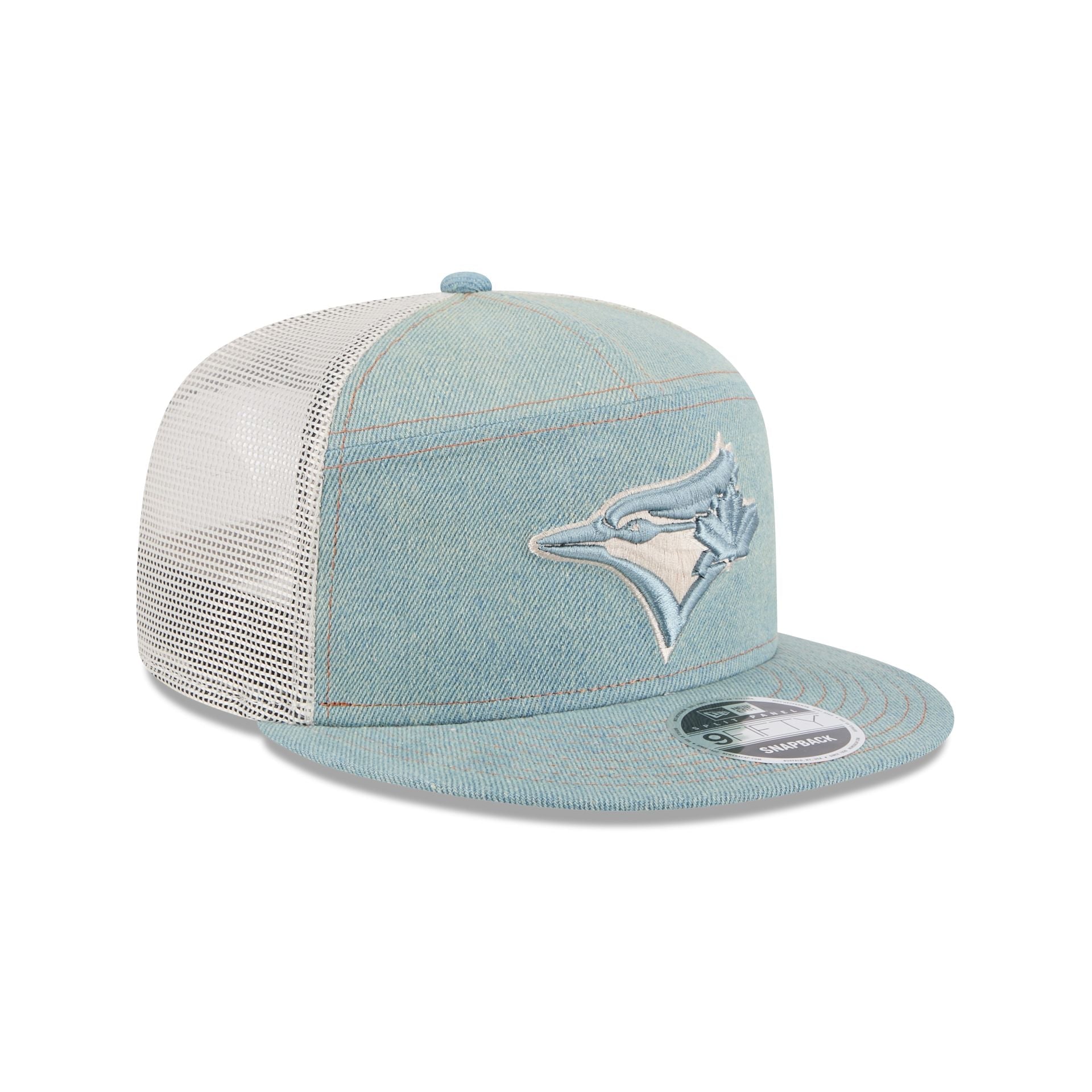 Toronto Blue Jays Denim 9FIFTY Split Panel Trucker Hat