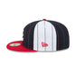 Atlanta Braves Pinstripe League Pin 59FIFTY Fitted Hat