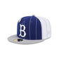 Brooklyn Dodgers Pinstripe League Pin 59FIFTY Fitted Hat