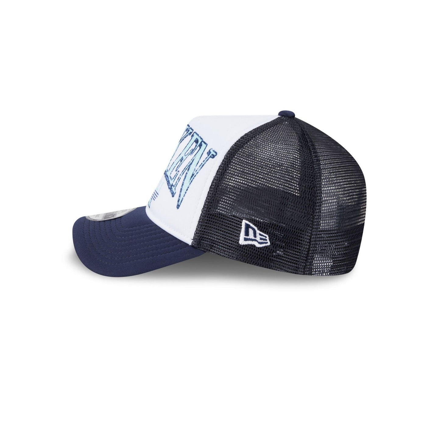 Seattle Kraken Distressed 9FORTY A-Frame Trucker Hat