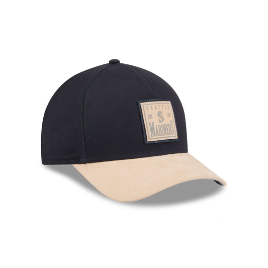 Seattle Mariners Suede Patch 9FORTY M-Crown A-Frame Adjustable Hat