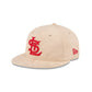 St. Louis Cardinals Stone Suede Retro Crown 9FIFTY Snapback Hat