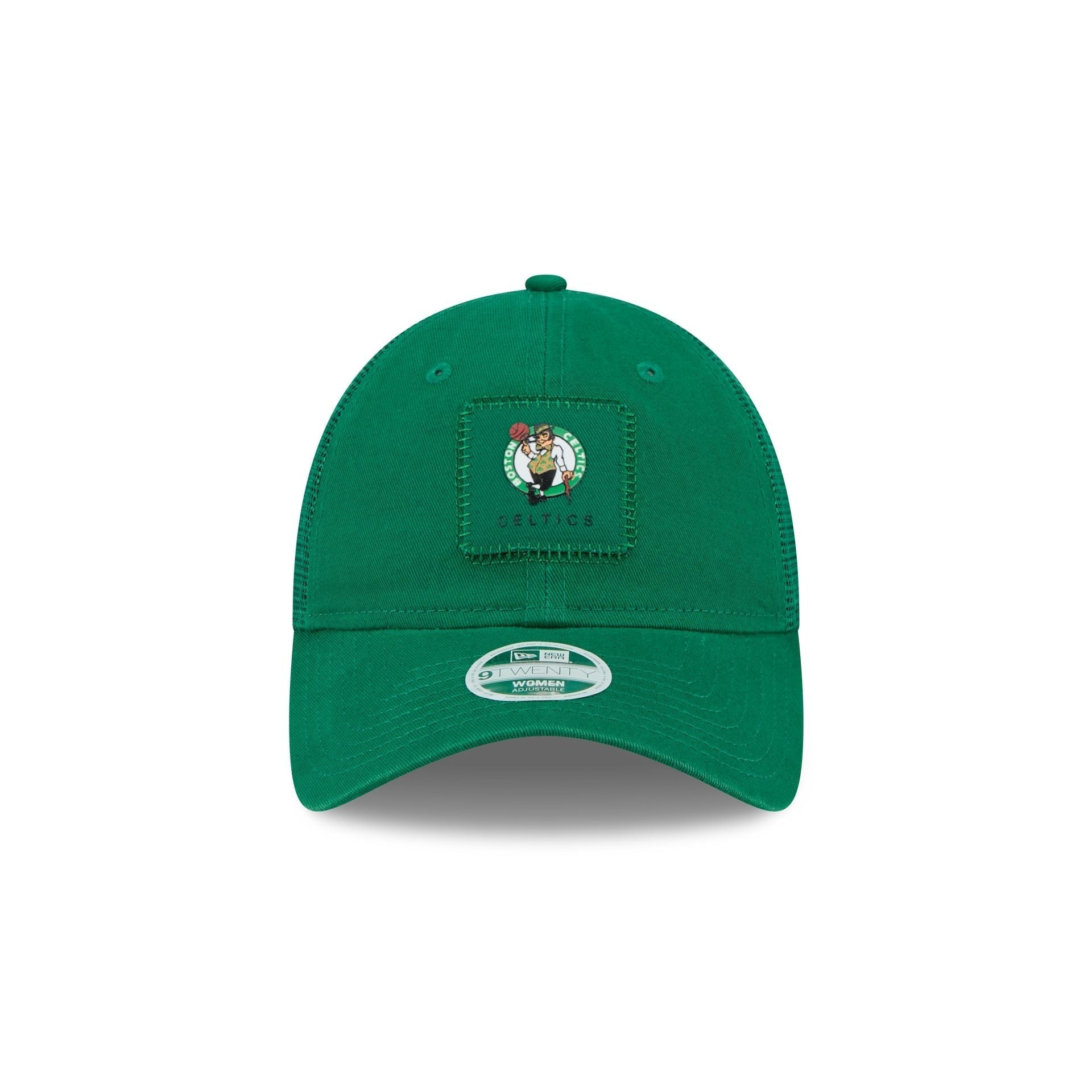 Boston Celtics Women's Square Stitch 9TWENTY Trucker Hat