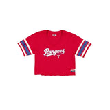 Texas Rangers Throwback Cropped Women's T-Shirt