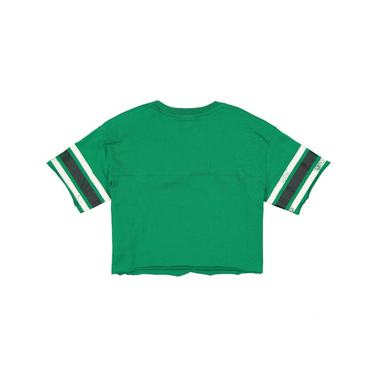 Boston Celtics Throwback Cropped Women's T-Shirt