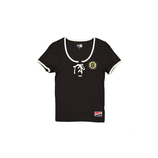 Boston Bruins Throwback Tie Women's T-Shirt