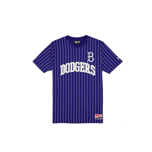 Brooklyn Dodgers Throwback Pinstripe Wordmark T-Shirt
