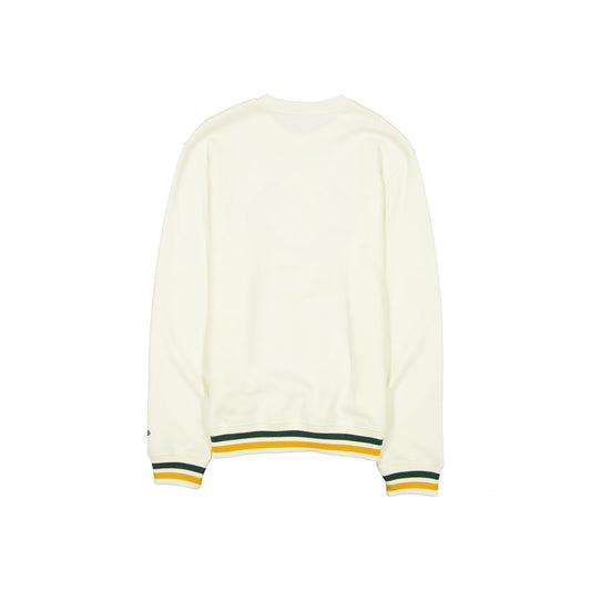 Athletics Throwback Chrome White Crewneck