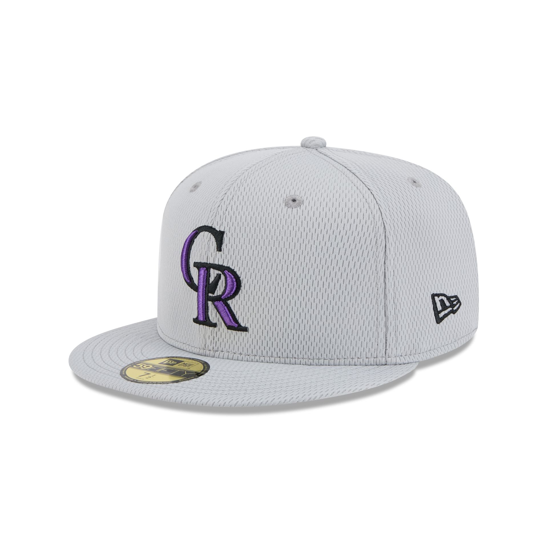 Colorado Rockies 2025 Clubhouse Gray 59FIFTY Fitted Hat