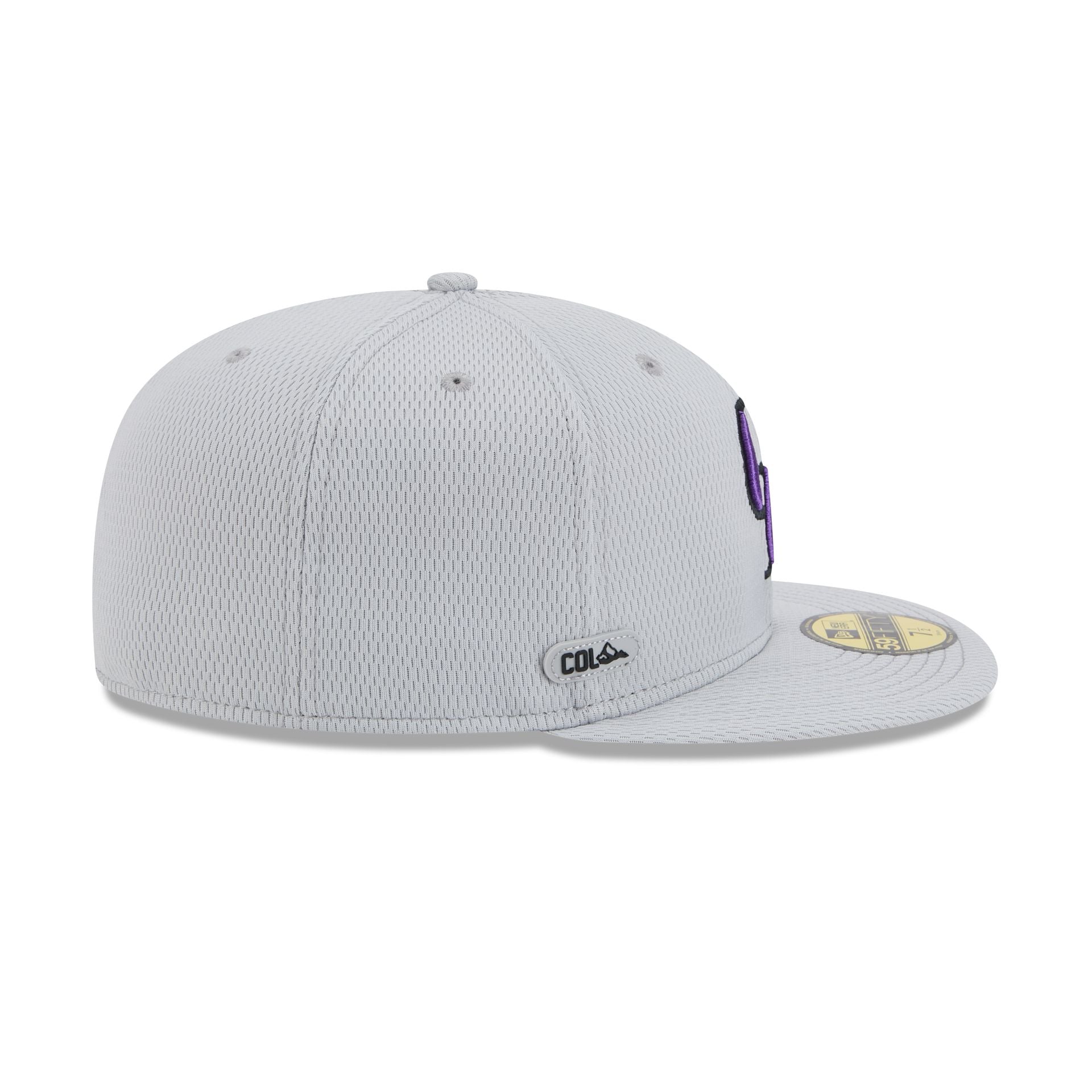 Colorado Rockies 2025 Clubhouse Gray 59FIFTY Fitted Hat