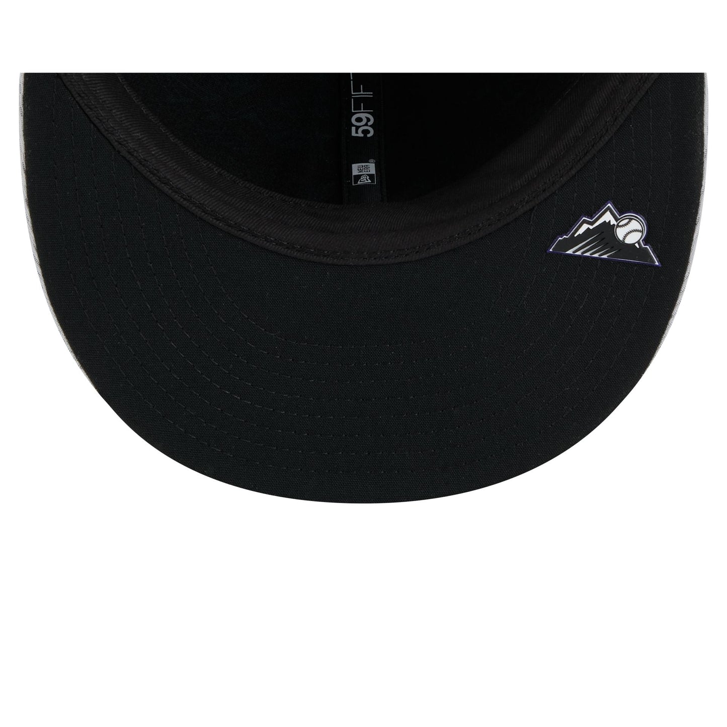 Colorado Rockies 2025 Clubhouse Gray 59FIFTY Fitted Hat