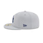 Tampa Bay Rays 2025 Clubhouse Gray 59FIFTY Fitted Hat