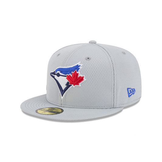 Toronto Blue Jays 2025 Clubhouse Gray 59FIFTY Fitted Hat