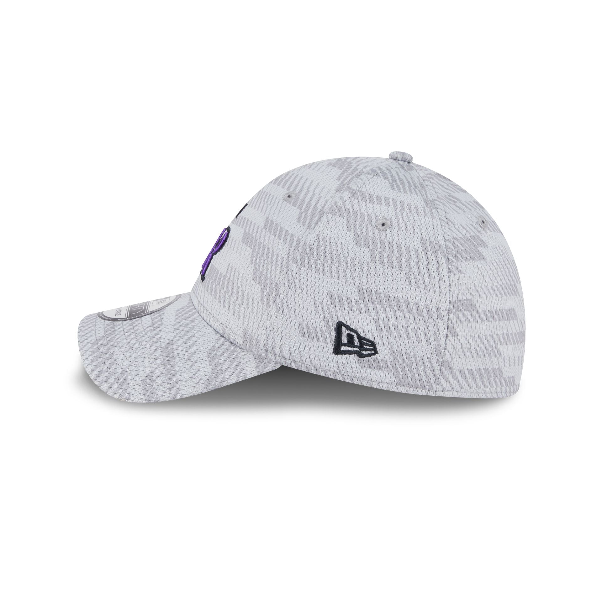 Colorado Rockies 2025 Clubhouse Gray 39THIRTY Stretch Fit