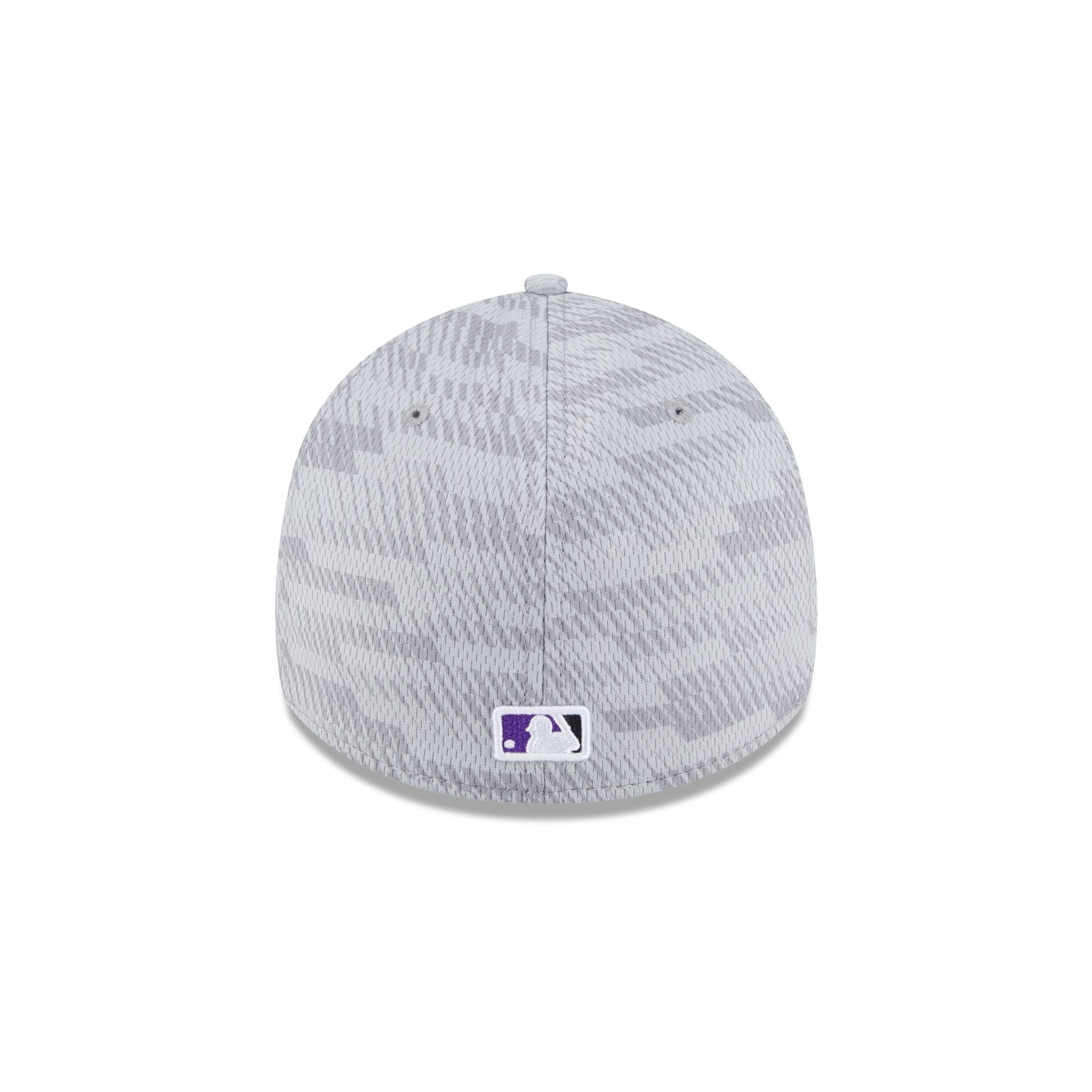 Colorado Rockies 2025 Clubhouse Gray 39THIRTY Stretch Fit