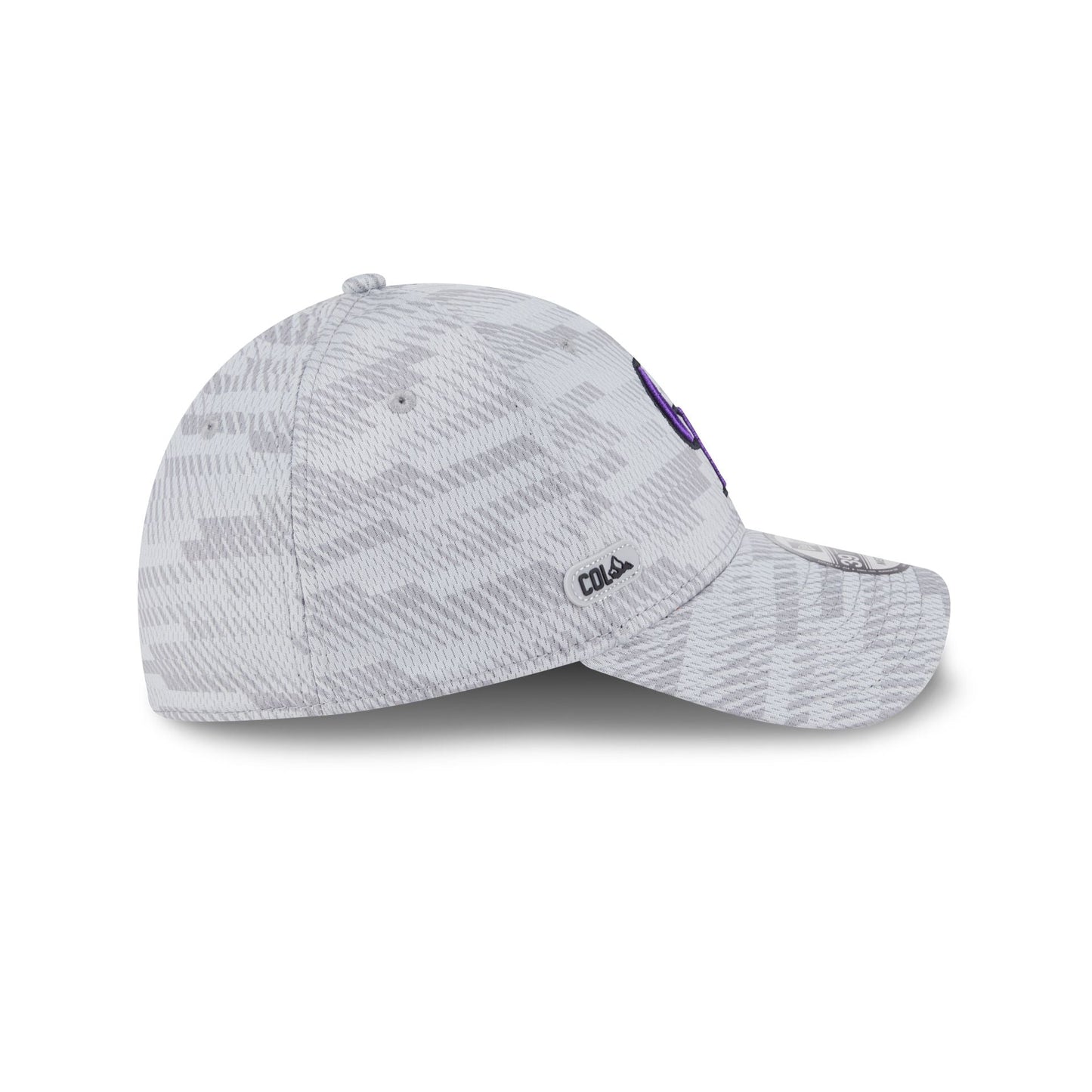 Colorado Rockies 2025 Clubhouse Gray 39THIRTY Stretch Fit
