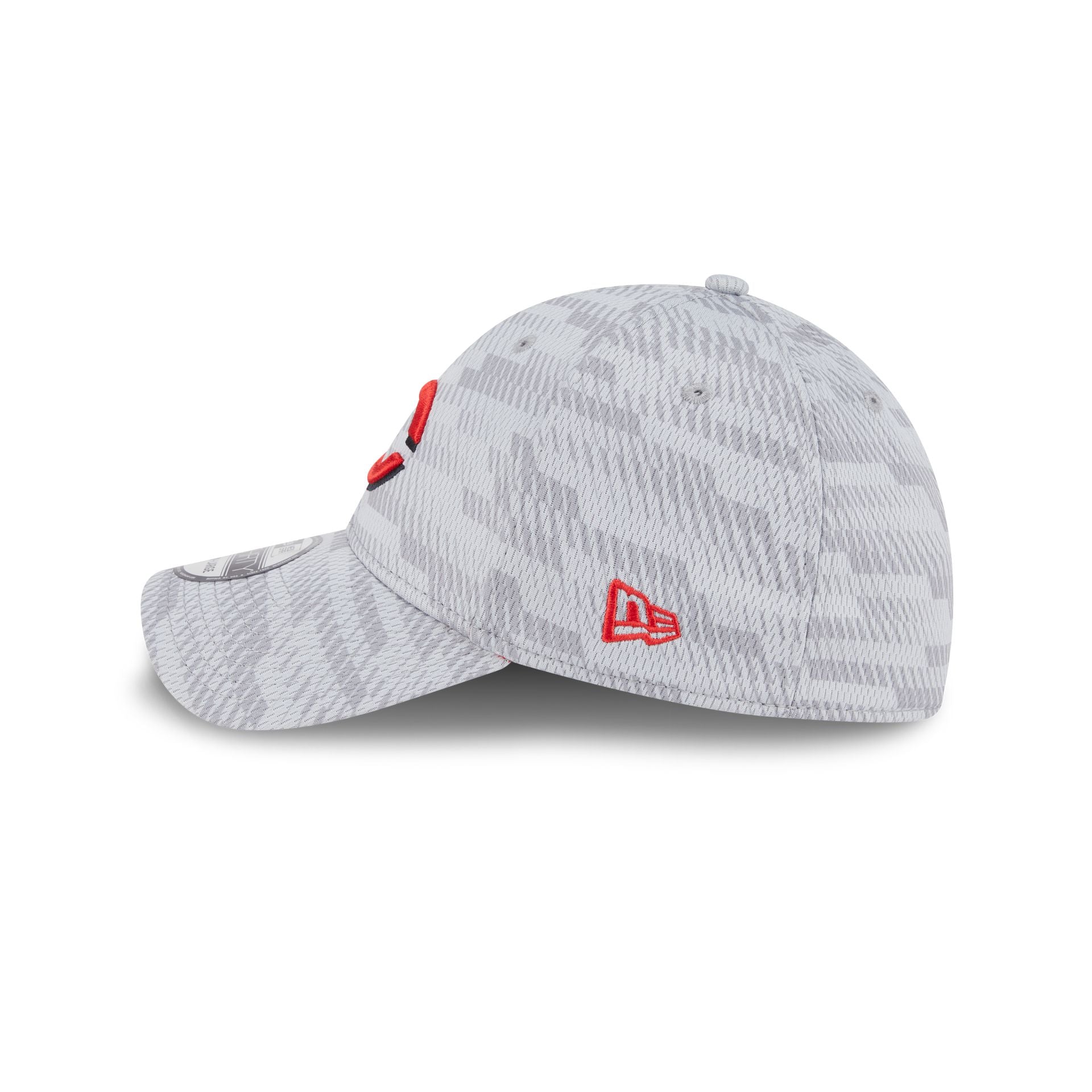 Cincinnati Reds 2025 Clubhouse Gray 39THIRTY Stretch Fit