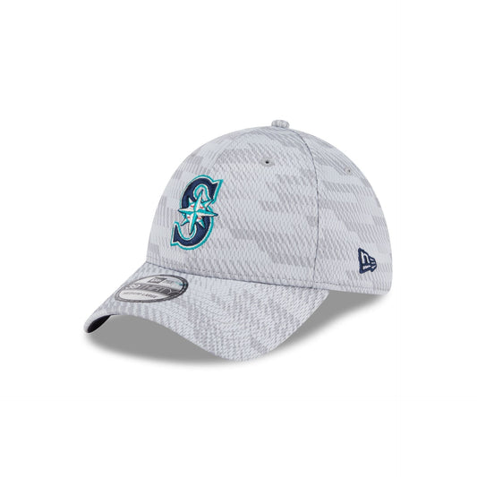 Seattle Mariners 2025 Clubhouse Gray 39THIRTY Stretch Fit