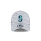 Seattle Mariners 2025 Clubhouse Gray 39THIRTY Stretch Fit