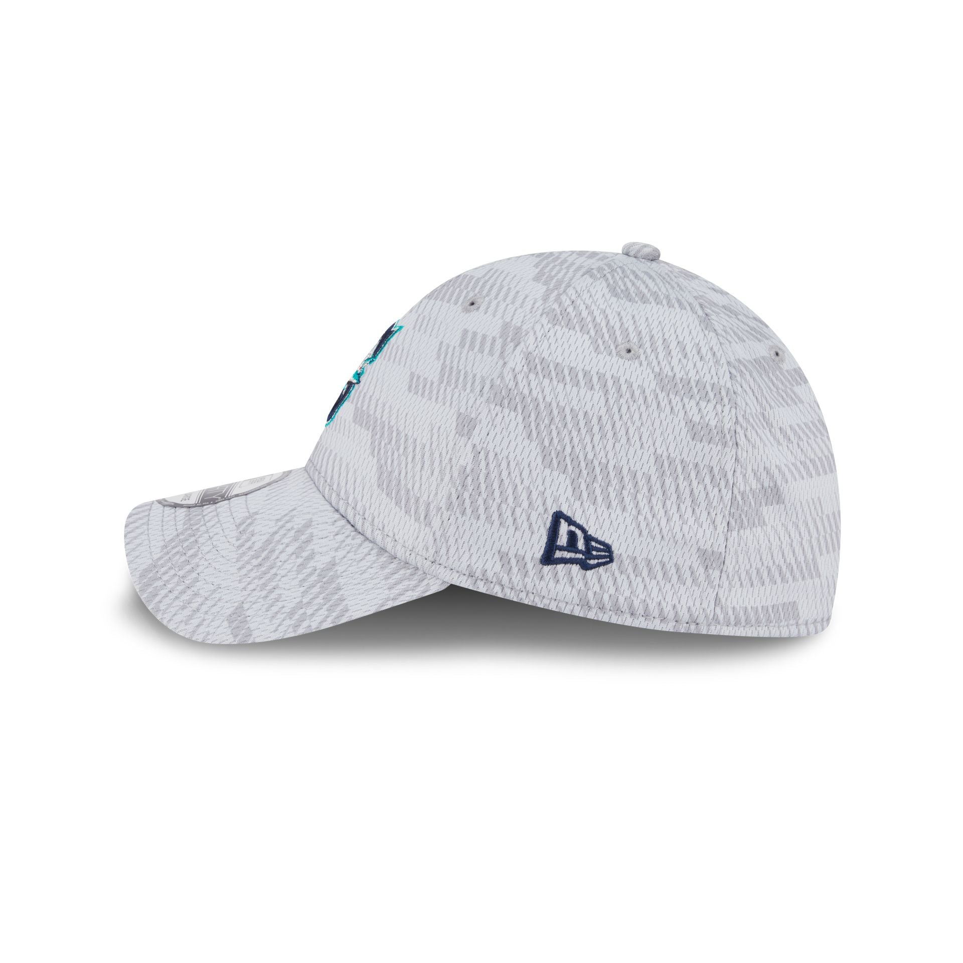 Seattle Mariners 2025 Clubhouse Gray 39THIRTY Stretch Fit