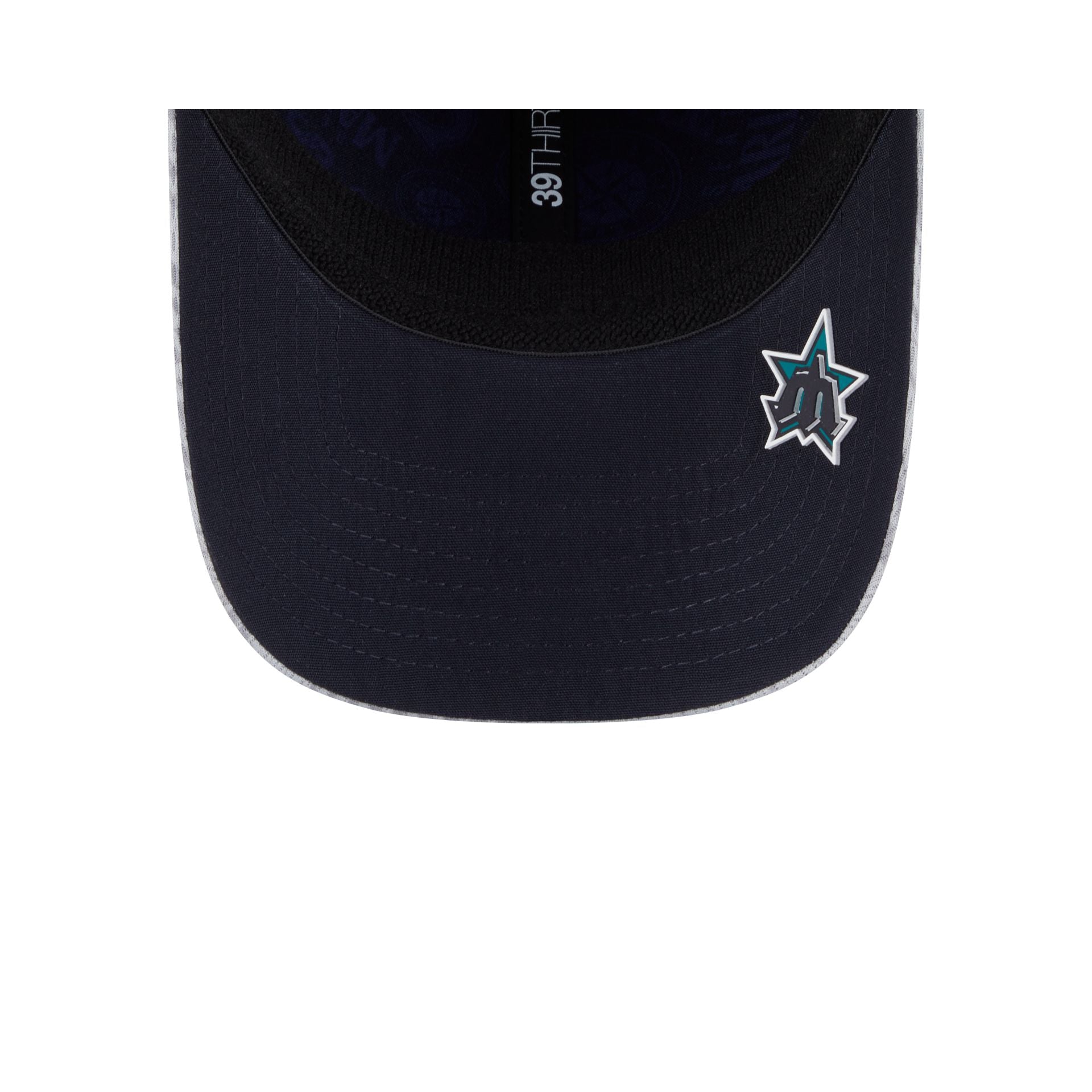 Seattle Mariners 2025 Clubhouse Gray 39THIRTY Stretch Fit