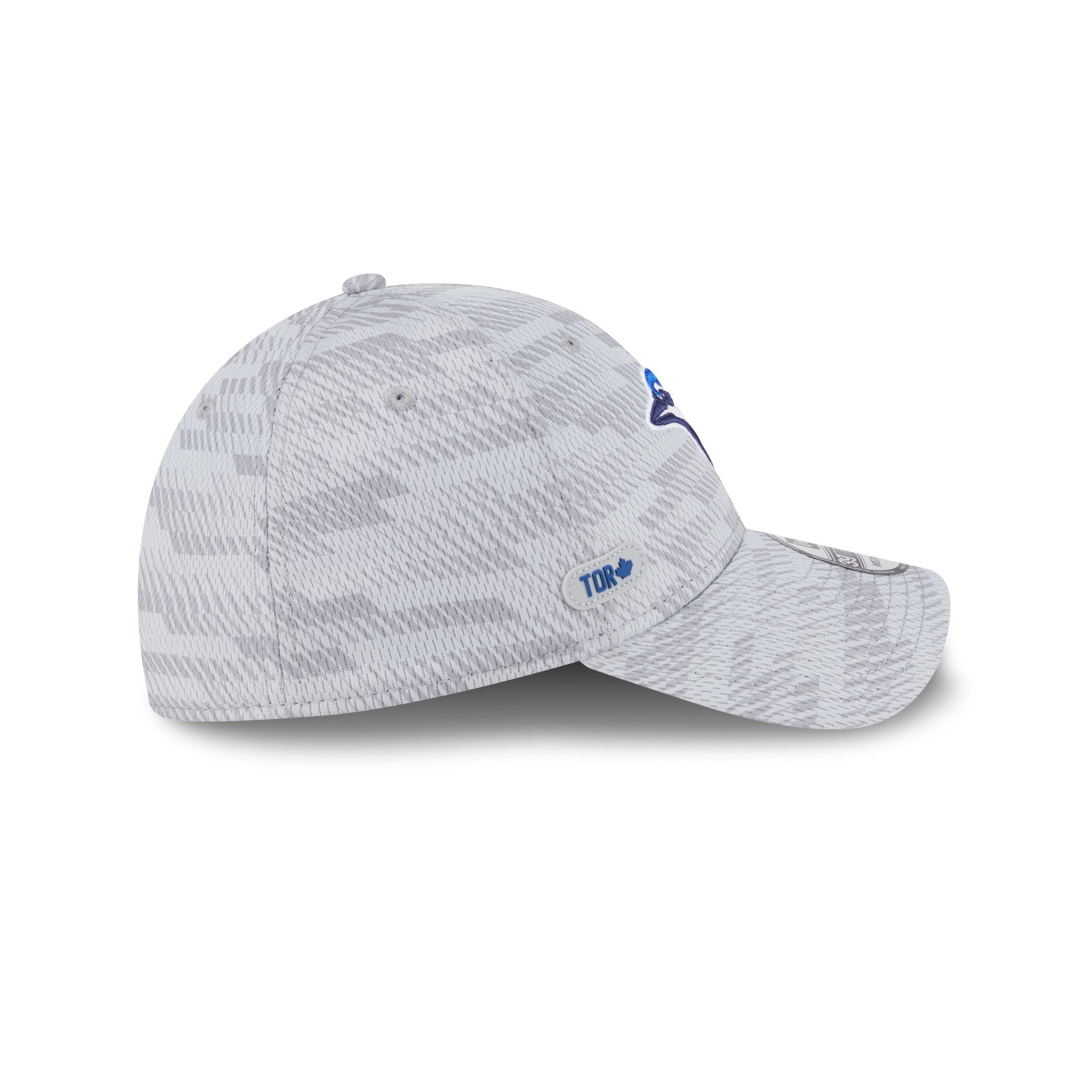 Toronto Blue Jays 2025 Clubhouse Gray 39THIRTY Stretch Fit